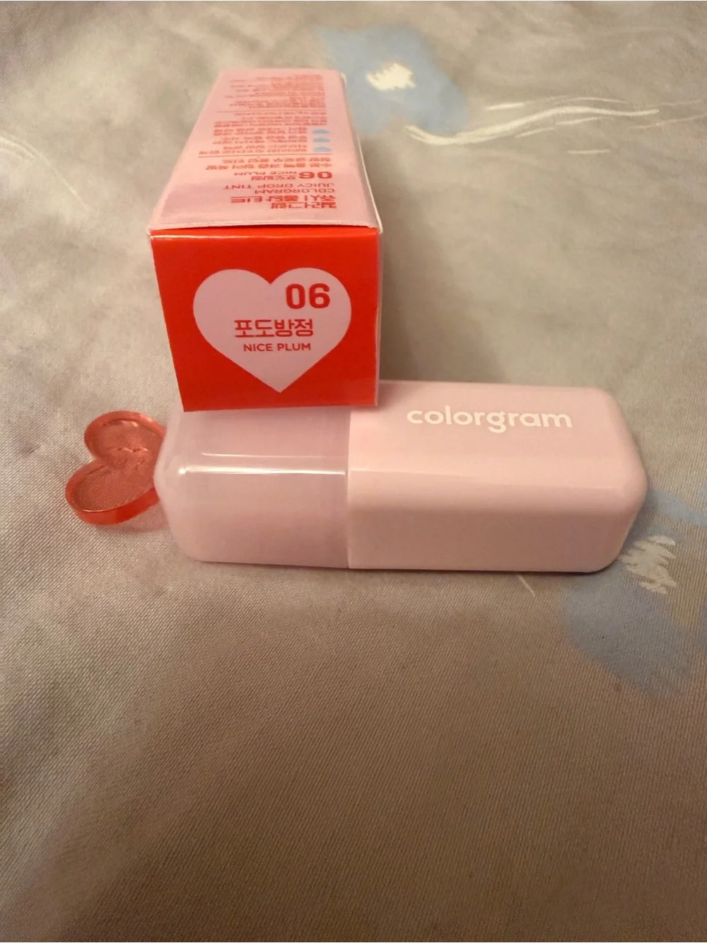 colorgram Juicy Drop Tint Lip Tint 06 Nice Plum Gloss Liquid 0.14 oz